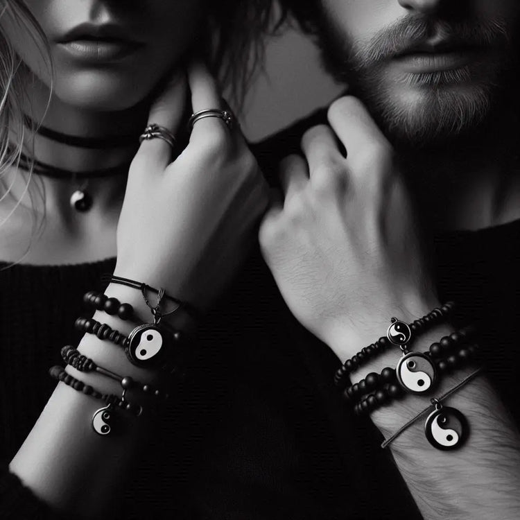 Bracelets Yin-Yang séparables et a partager