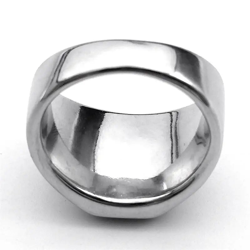 Bague Yin-Yang: Cristal Vintage (Acier Inoxydable)