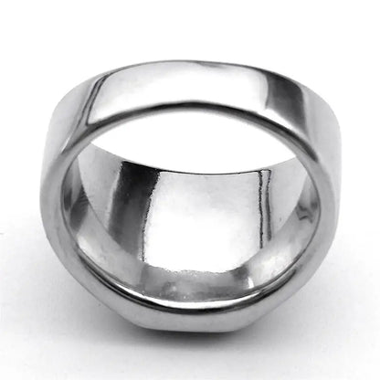 Bague Yin-Yang: Cristal Vintage (Acier Inoxydable)