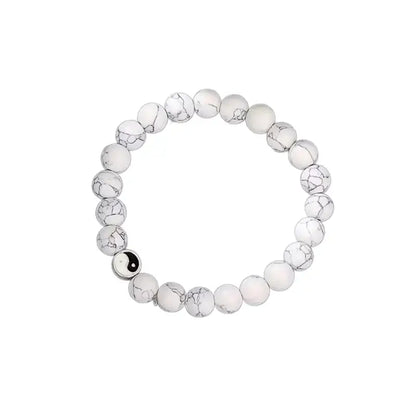 Bracelet Yin-Yang: Perles d’Équilibre (Pierres