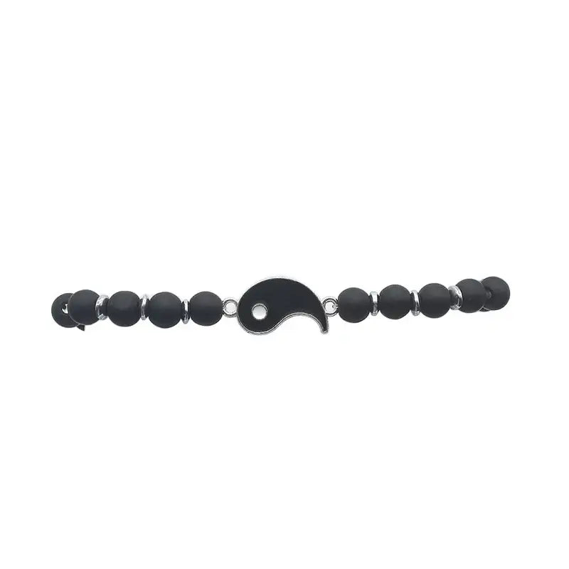 Bracelets Yin-Yang (x2): Union Cosmique (Pierres