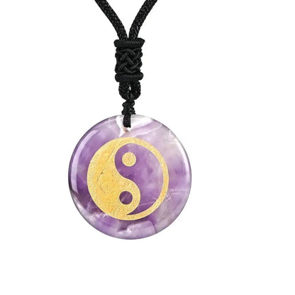 Collier et pendentif Yin-Yang: Harmonie des Couleurs