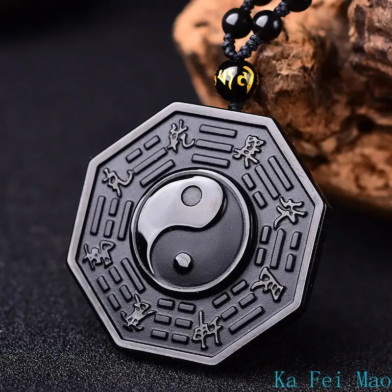 Collier et pendentif Yin-Yang: Protection Ancestrale