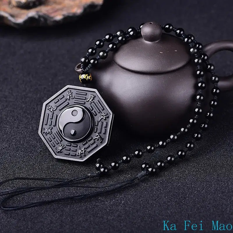 Collier et pendentif Yin-Yang: Protection Ancestrale