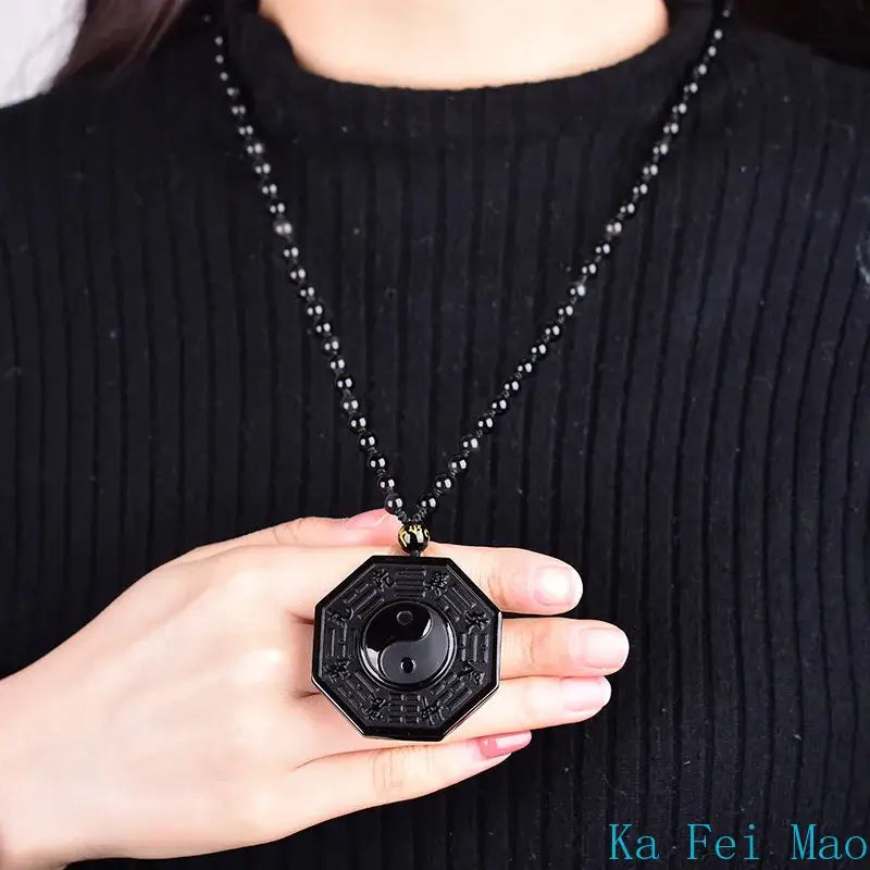 Collier et pendentif Yin-Yang: Protection Ancestrale