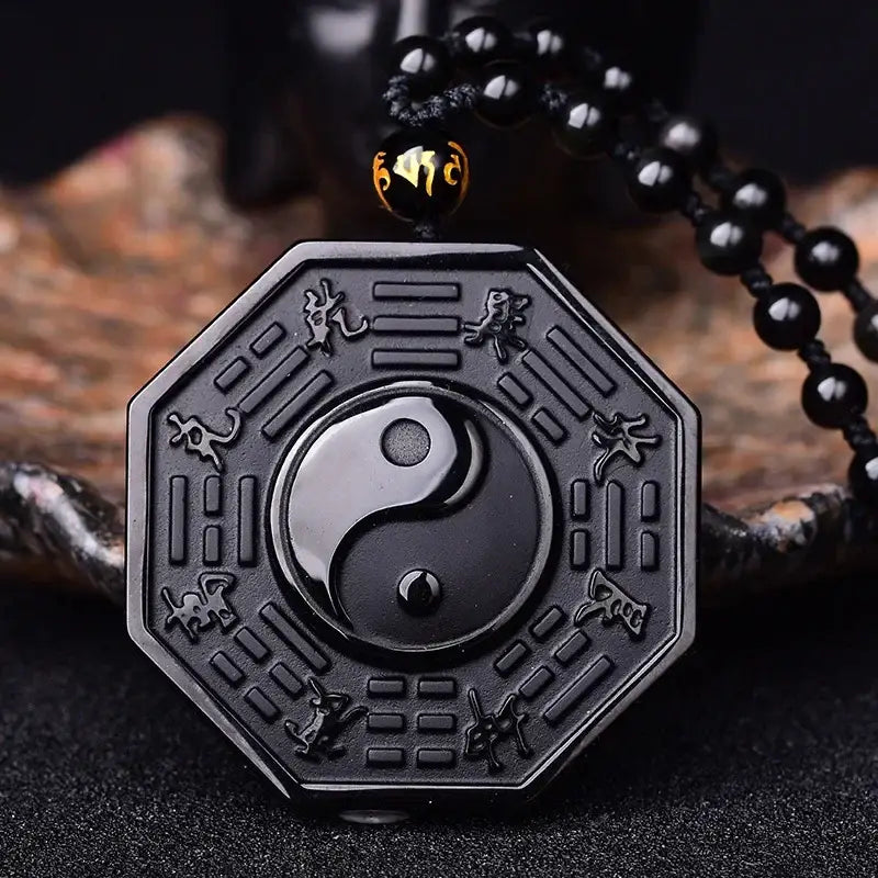 Collier et pendentif Yin-Yang: Protection Ancestrale