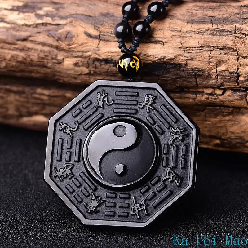 Collier et pendentif Yin-Yang: Protection Ancestrale