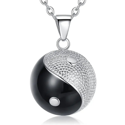 Collier et pendentif Yin-Yang: Sphère Harmonieuse (Argent)