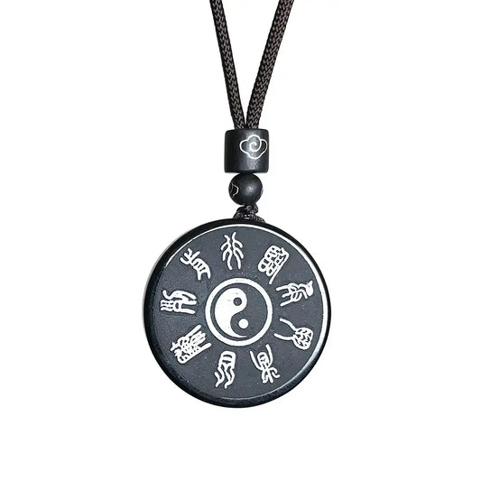 Collier et pendentif Yin-Yang: Symbole Ancestral