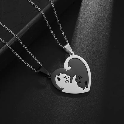 Colliers et pendentifs Yin-Yang (x2): Complicité Féline