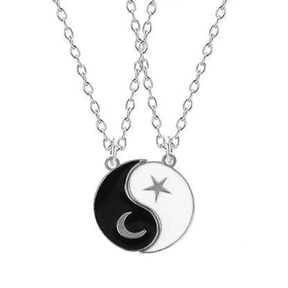 Colliers et pendentifs Yin-Yang (x2): Dualité Stellaire