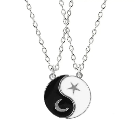 Colliers et pendentifs Yin-Yang (x2): Dualité Stellaire