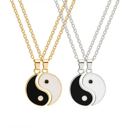 Colliers et pendentifs Yin-Yang (x2): Symbole d’Amour