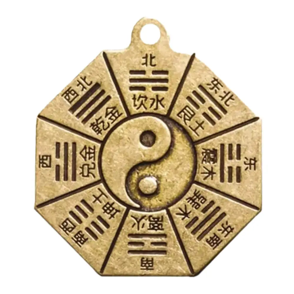 Pendentif Yin-Yang: Protection Feng Shui (Acier)